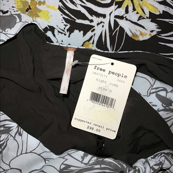 NWT Free People Santiago printed romper - Picture 5 of 8